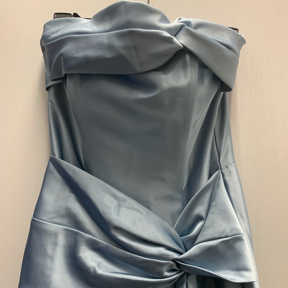 Strapless gown